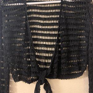 Knit Top w/ Tie Waist